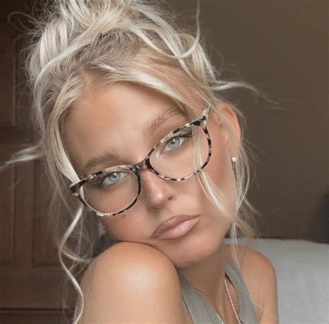 blonde hair girl with glasses|Blonde with glasses